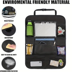 Kick-proof Car Storage Bag Oxford Cloth Seat Back Organizer