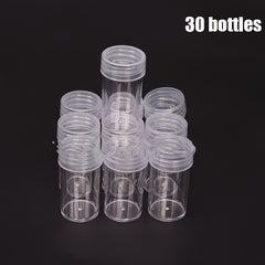 Clear Plastic Storage Bottle Diamond Painting Beads Organizer