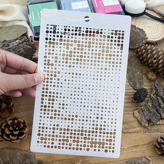 Round Hole Background Stencils Shoe Stencils Graffiti Stencils DIY Art Stencils
