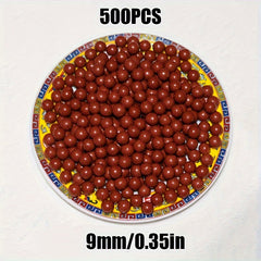 500pcs 9mm Safe Mud Ball Slingshot Practice Balls