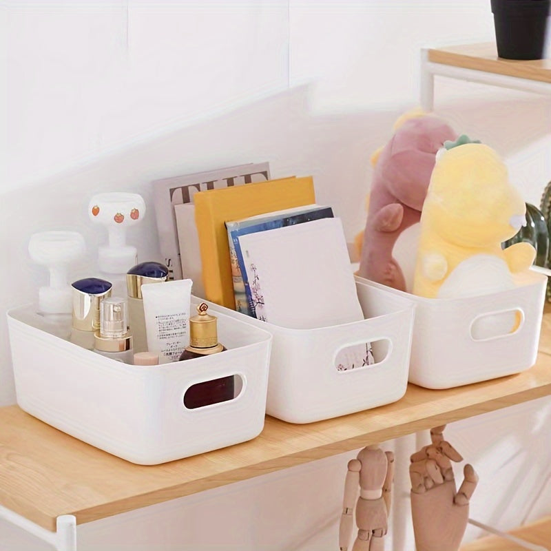 Desktop Plastic Storage Box for Office, Bathroom, Kitchen