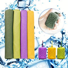 Portable Quick Dry Microfiber Towel Set 4 Colors Camping Gym Yoga Traveling