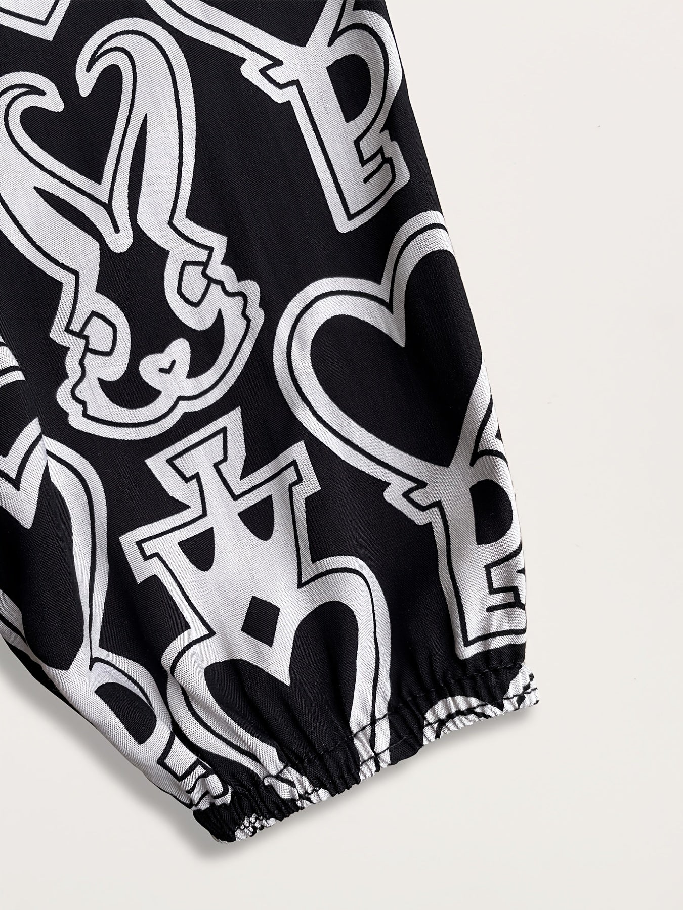 Girls Letter & Heart Graphic Sweatpants Elastic Waist Casual Sport Jogger Pants