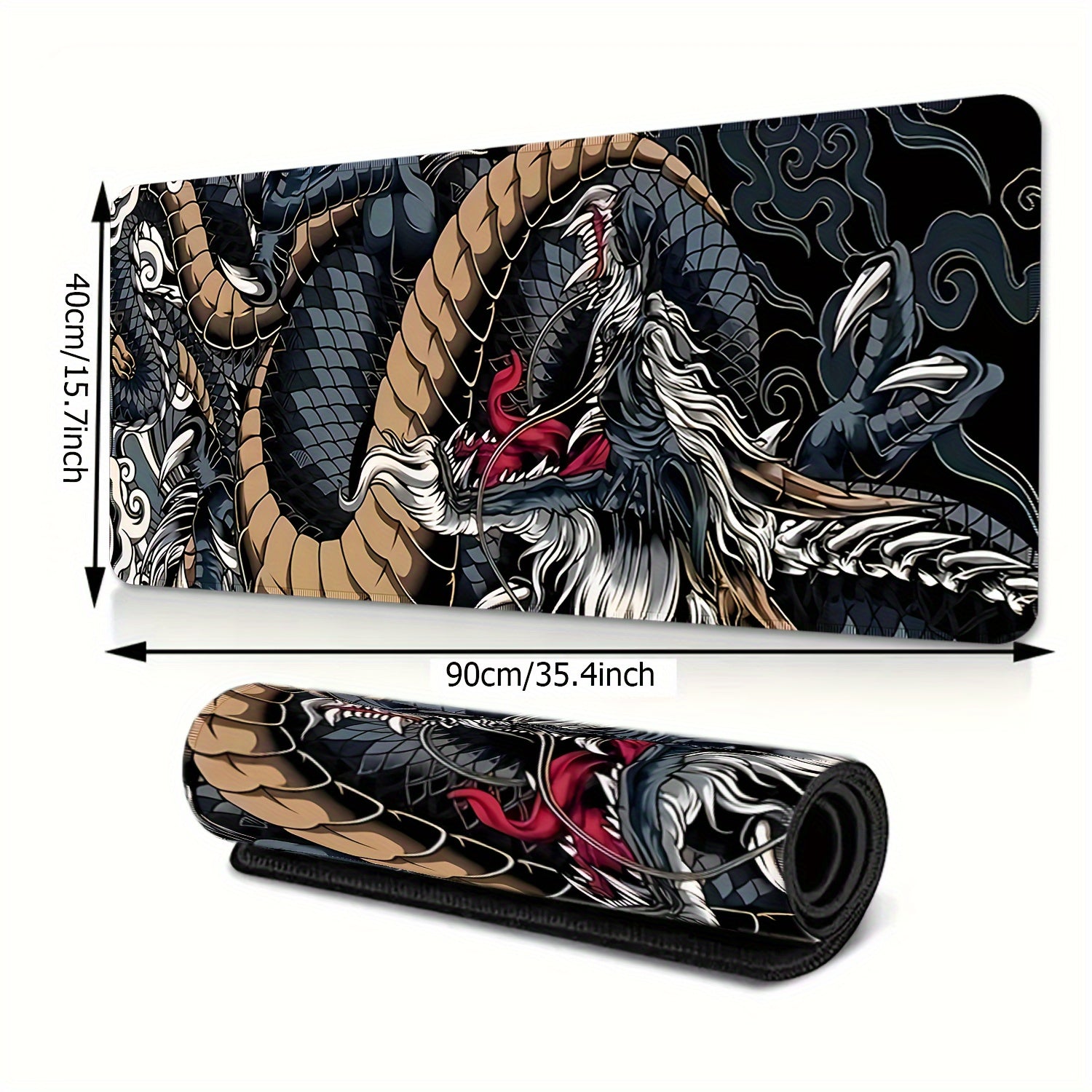 Dragon Gaming Mouse Pad HD Print Desk Mat PC Laptop Accessories