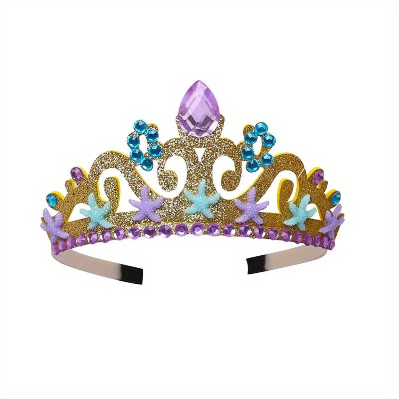 Mermaid Princess Crown for Girls Cosplay