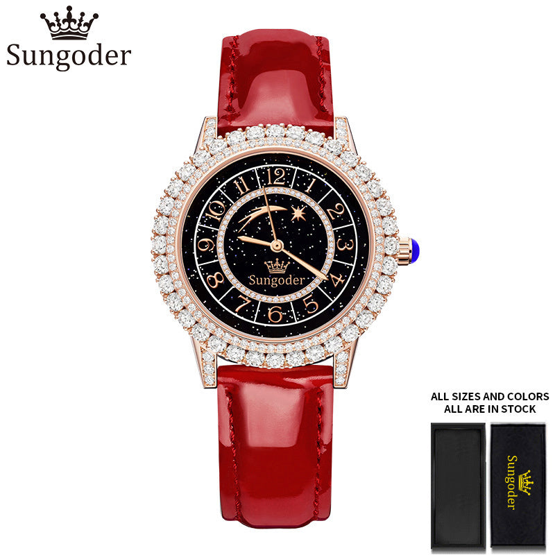 SUNGODER Children Watch Waterproof Stainless Steel Quartz Analog Wristwatch