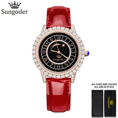 SUNGODER Children Watch Waterproof Stainless Steel Quartz Analog Wristwatch