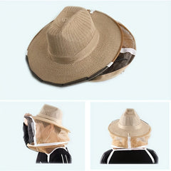 Beekeeping Veil Hat with Anti Bee Netting