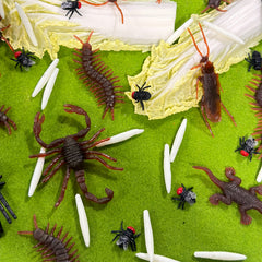 10pcs Adult Novelty Toys Simulation Insects Cockroaches Geckos etc