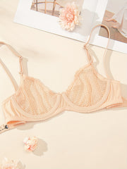 Sexy Geo Lace Balconette Bra
