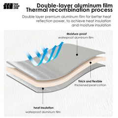 Double Sided Moisture Proof Aluminum Foil Foam Pad