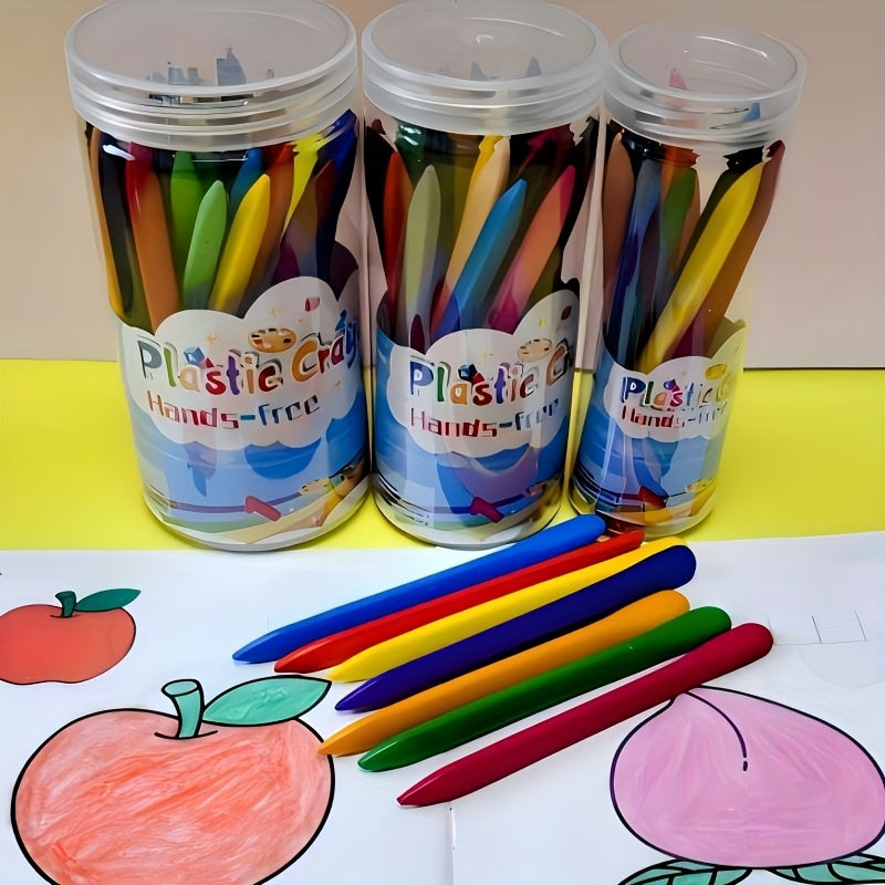 36 Washable Crayons for Kids Non Toxic Easy Clean Art Supplies