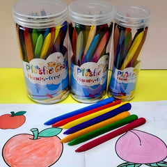 36 Washable Crayons for Kids Non Toxic Easy Clean Art Supplies