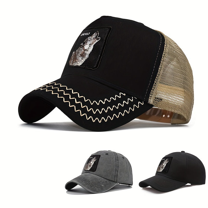Animal Baseball Cap Sunscreen Men Women Truck Hip Hop Cap