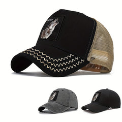 Animal Baseball Cap Sunscreen Men Women Truck Hip Hop Cap