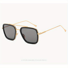 Retro Metal Frame Men's Sunglasses UV Protection AC Lenses