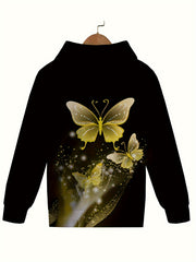 Butterfly Painting Graphic Sweatshirt Kids Hoodie