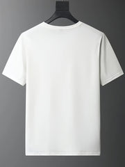 Men's Cartoon Drink Pattern T shirt Active Slightly Stretch Breathable Tee