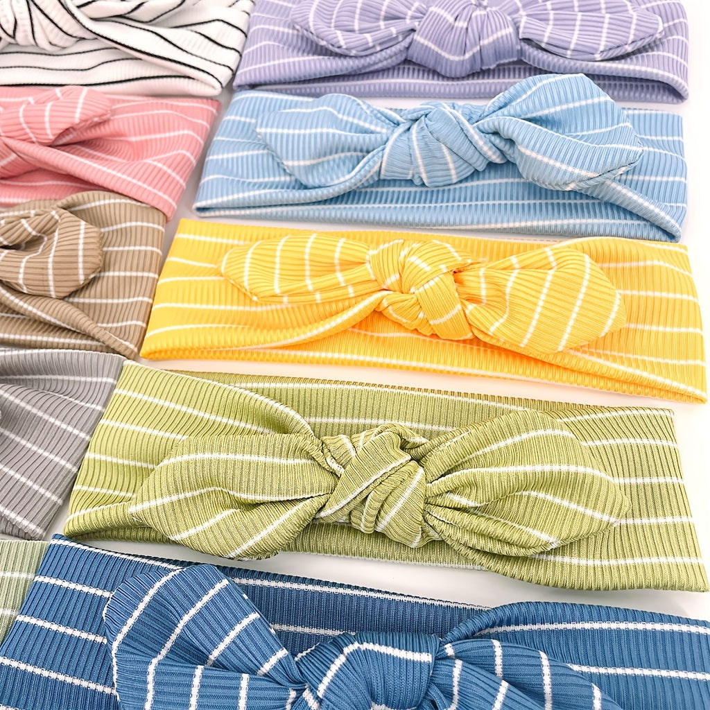 Striped Headband Hair Accessories For Baby Boys And Girls
