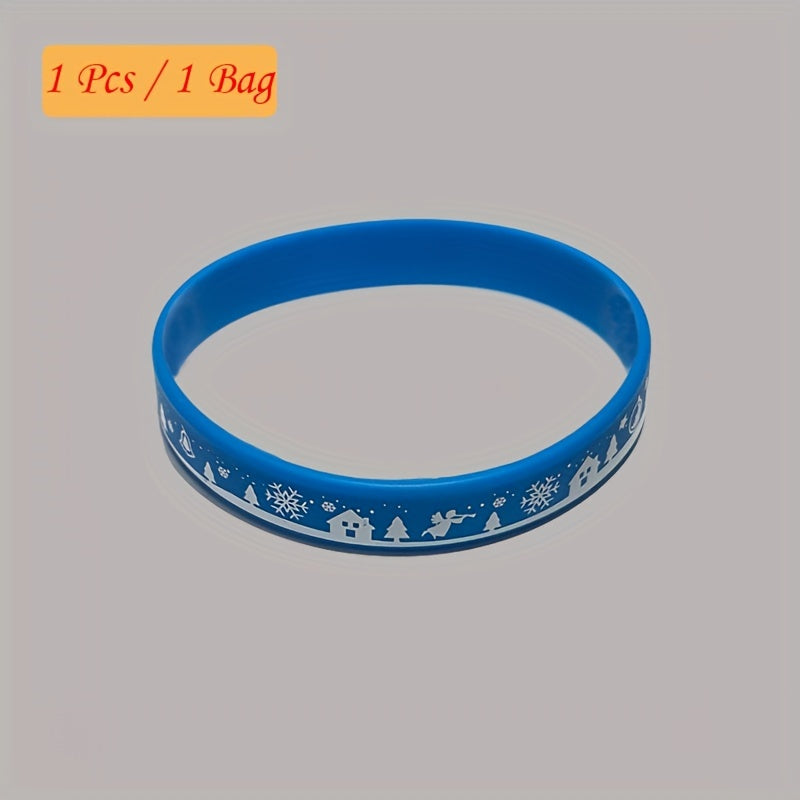 Christmas Silicone Bracelet Sporty Wristband