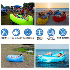 Outdoor Inflatable Sofa Air Mattress Nap Vent Air Cushion Bed