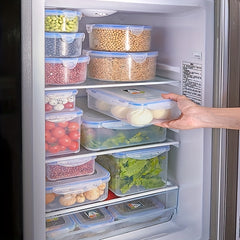 4pcs Refrigerator Storage Boxes Fresh-Keeping Set