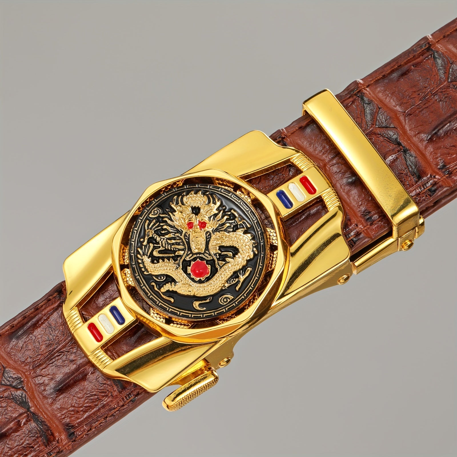 Men's Dragon Buckle Belt - Perfect Gift for Him