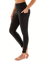 Women's Skinny Leggings with Pockets - Ideal for Yoga & Fitness