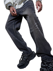 Vintage Mopping Jeans Men's Casual Denim Pants