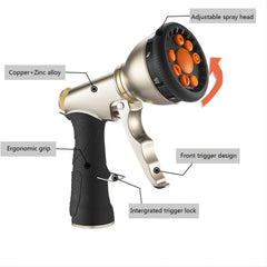 Heavy Duty Garden Hose Nozzle Water Sprayer