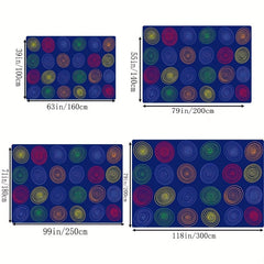 Large Classroom Carpets Elementary 24 Seats Children's Classroom Seating Rug
