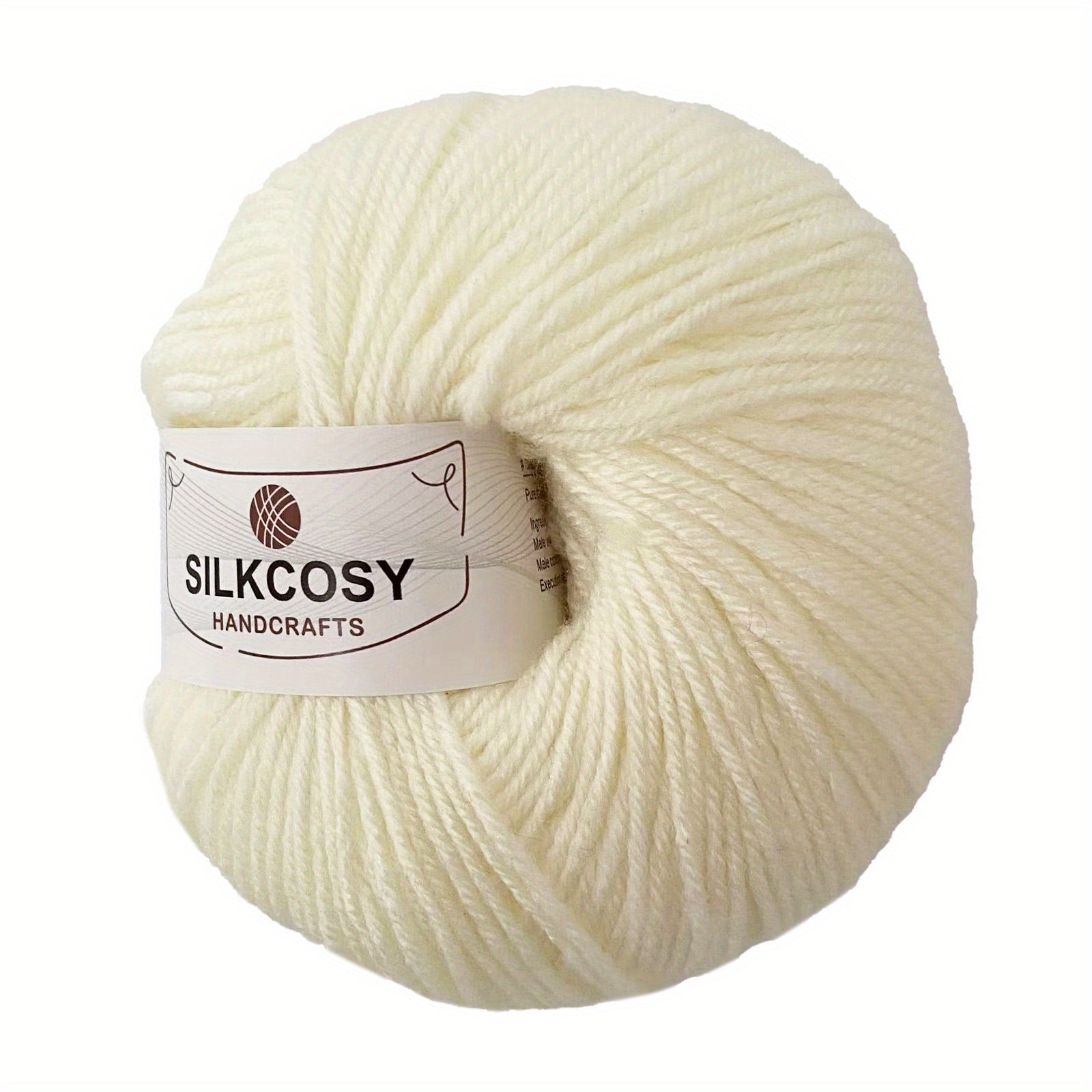 4 Ply Crochet Yarn 426ft for Knitting Sweater Hat Scarf Shoes Blanket