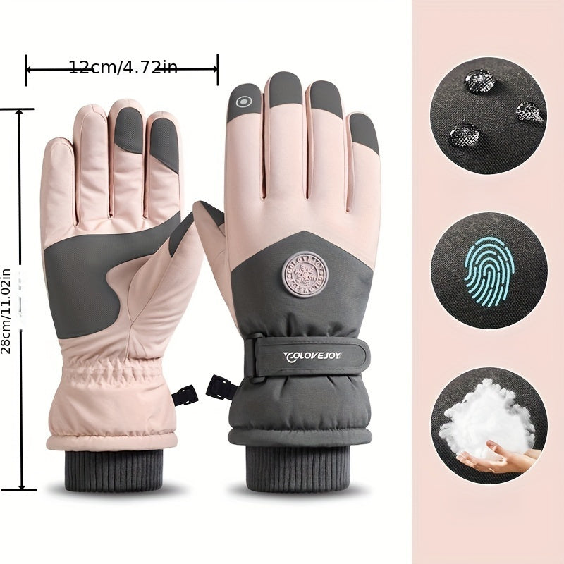 Winter Warm Thick Gloves Touch Screen Outdoor Sports Cycling Gloves Gift