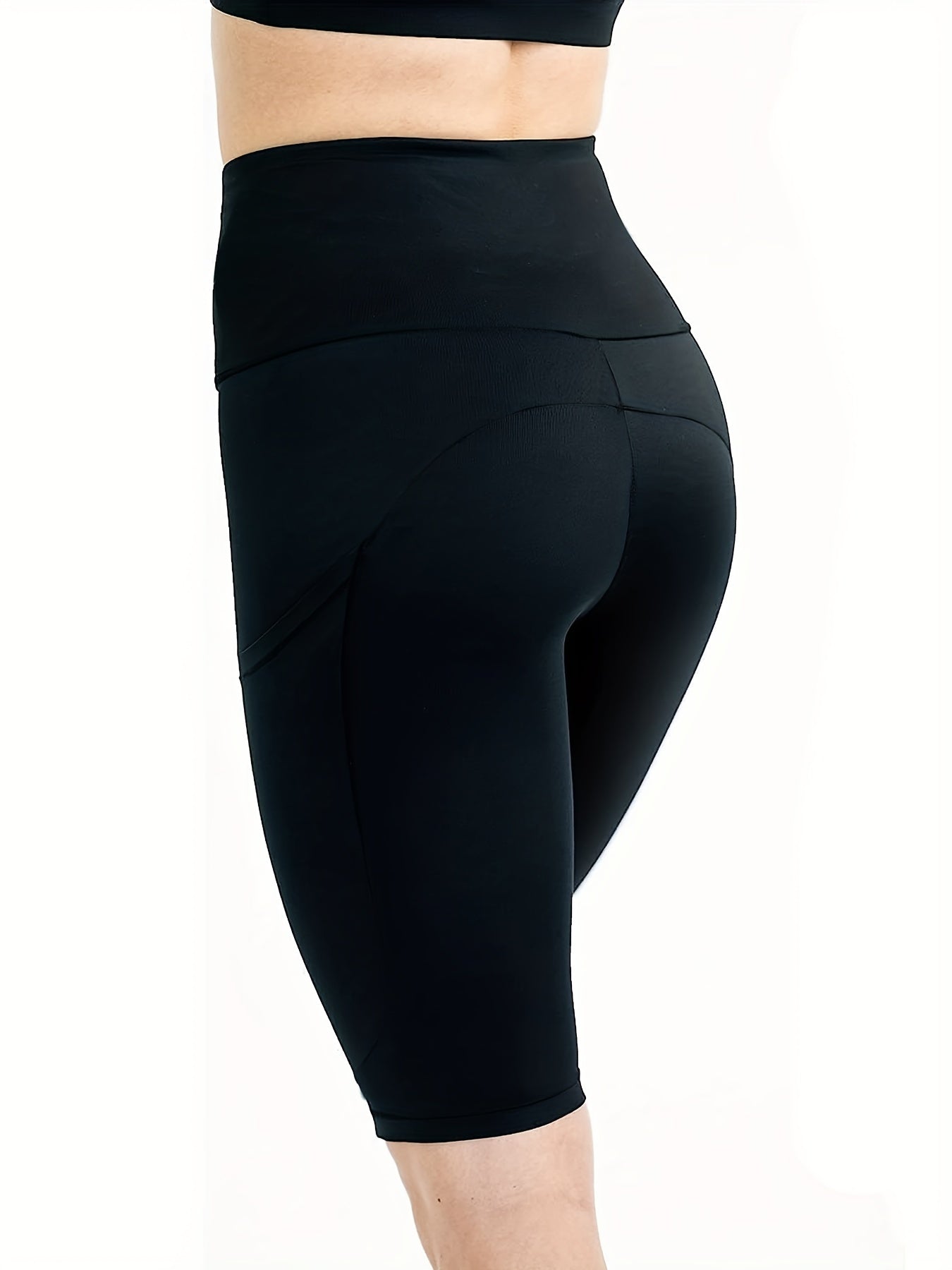 High Waist Stretchy Leggings with Dual Pockets