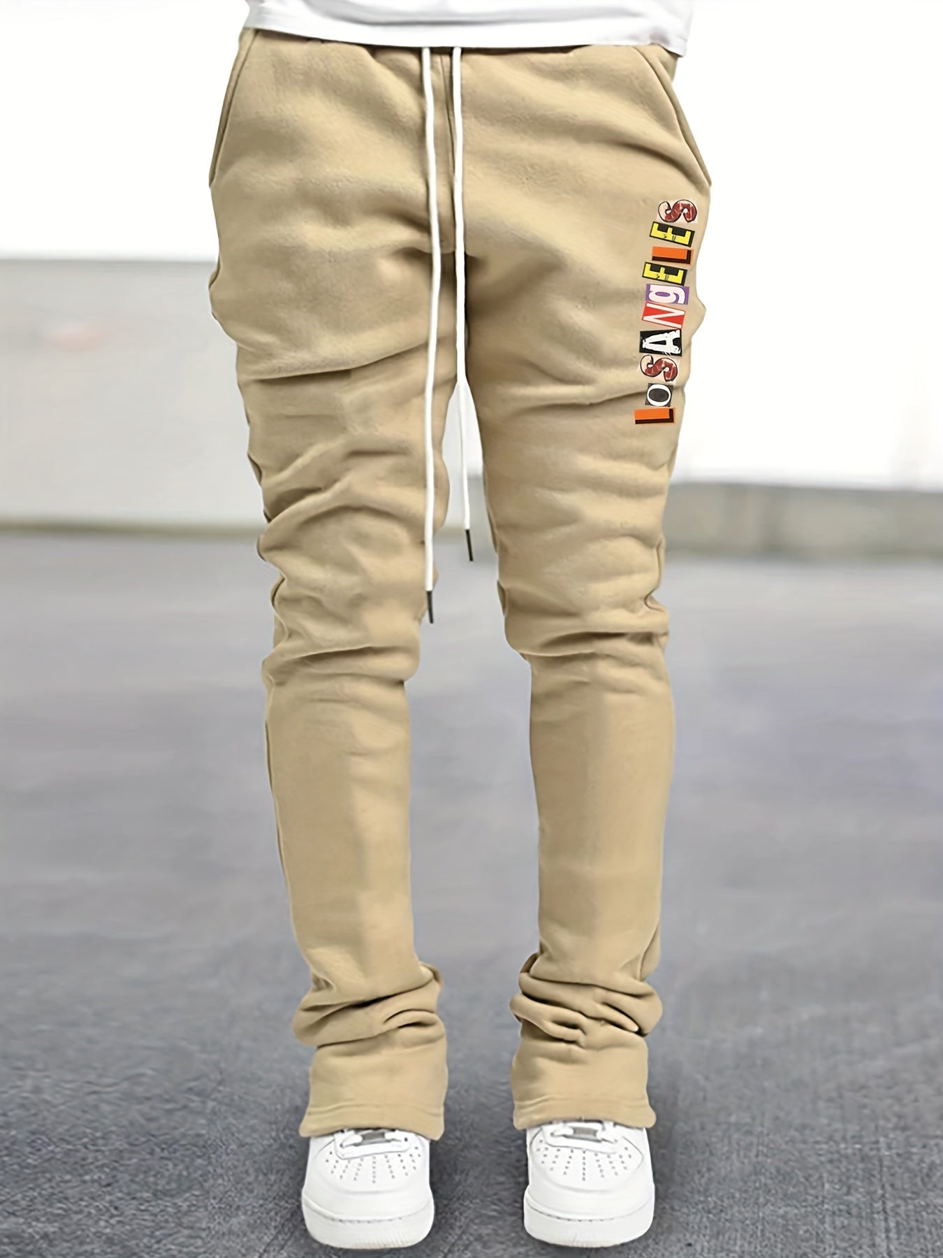 Comfy Flared Trousers Men's Casual Stretch Hip Hop Joggers