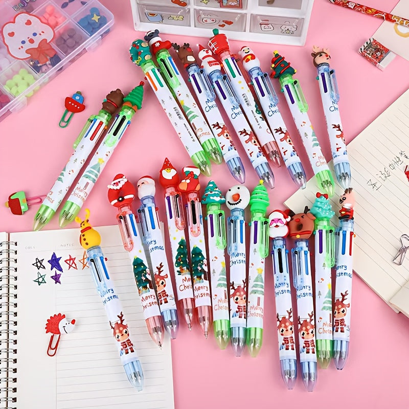 6 in 1 Colorful Water Pen Christmas Gift Festive Holiday