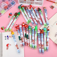 6 in 1 Colorful Water Pen Christmas Gift Festive Holiday