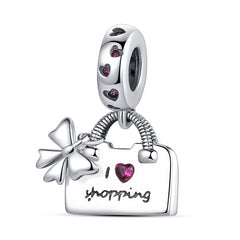 Travel Life Collection Charm Silver Camera Tower Heart Family Beads