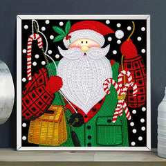 Santa Claus Pattern Special Shape Diamond Painting Kit
