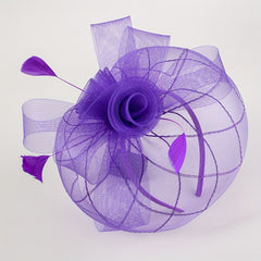 Girls Mesh Flowers Hair Hoop Headwear Hair Accessories Head Jewelry