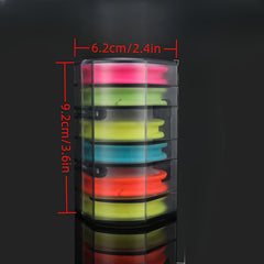 6 axis Fishing Silicone Main Line Box Fish Coil Main Line Box