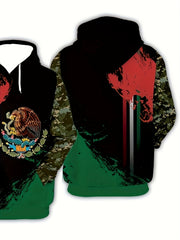 Eagle Holding Snake Hoodie Men's Graphic Pullover