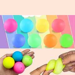 5pcs Colorful Soft Stress Balls Sensory Relaxation Toys for Hand Muscles