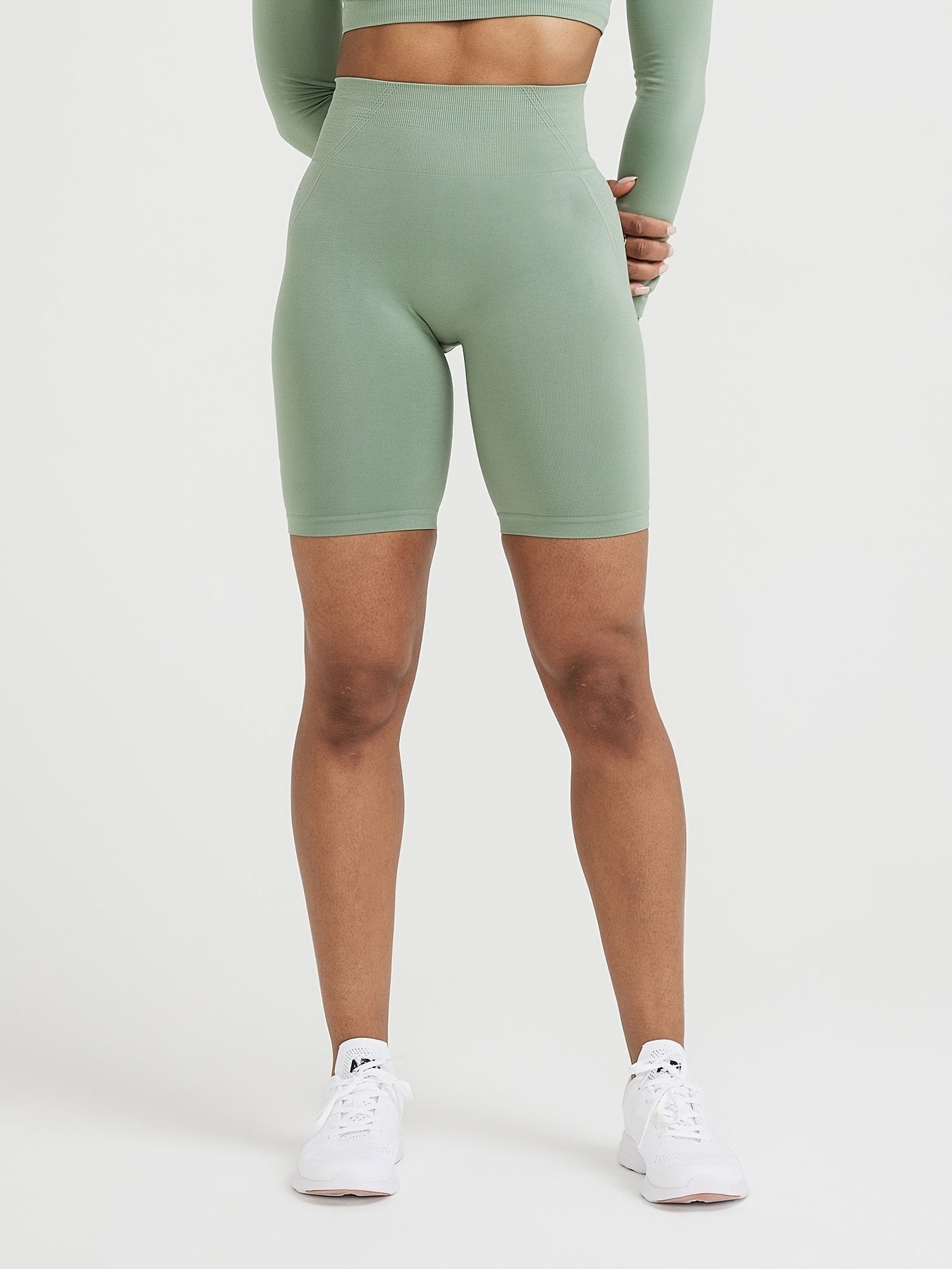 High Waist Seamless Yoga Shorts Hip Lifting Leggings Women's Activewear
