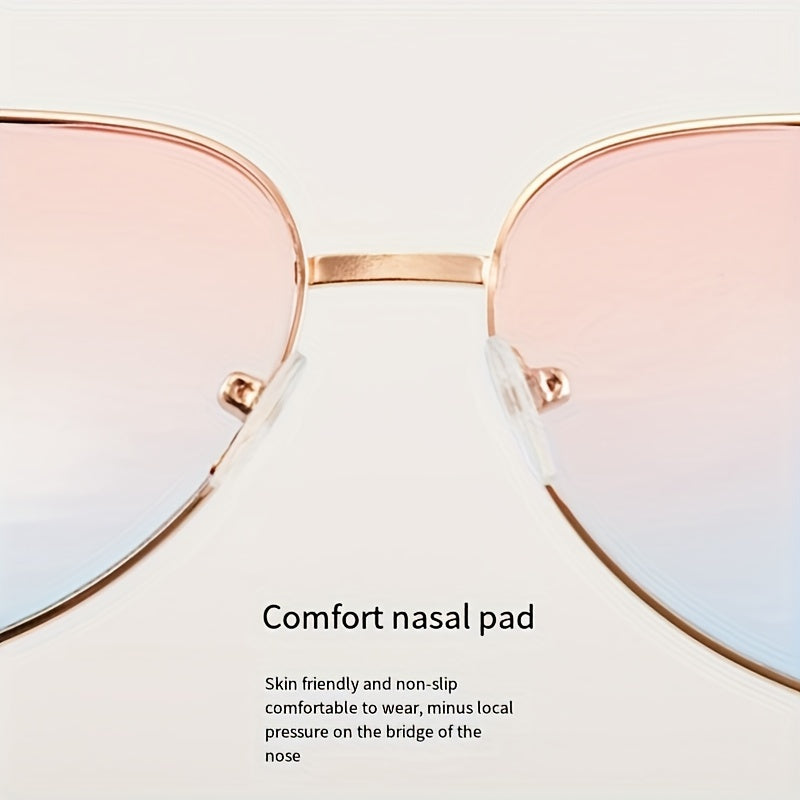 Men's Vintage Heart Shape Sunglasses UV400 Protection