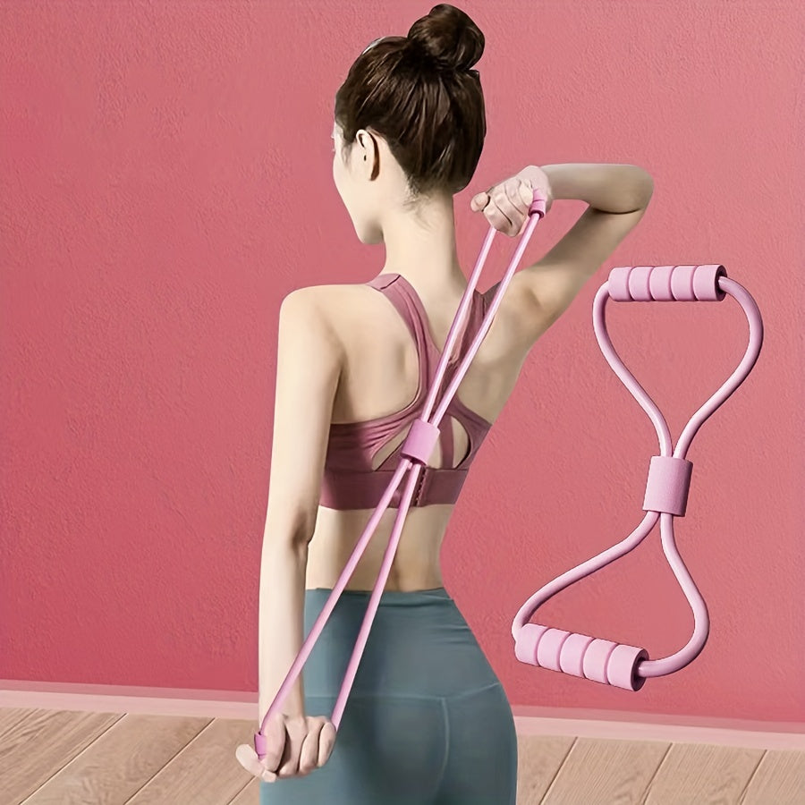 8 Shaped Pulling Rope For Open ShoulderBack Yoga Resistance Tension