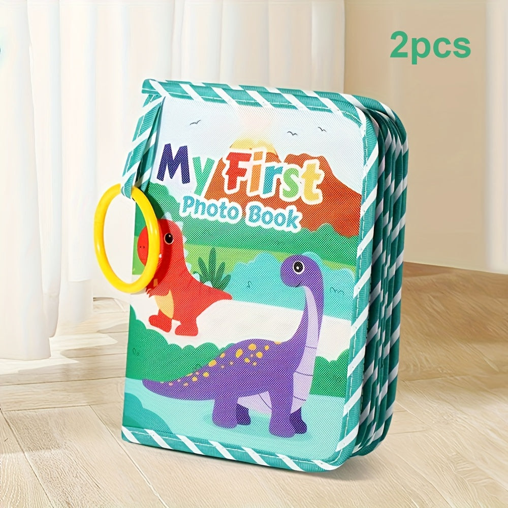 USATDD Baby Soft Cloth Album with Mirror Personalized Family & Friends Collage