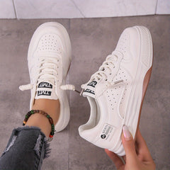 Women's Thick Bottom Skate Shoes Low Top Sports Shoes