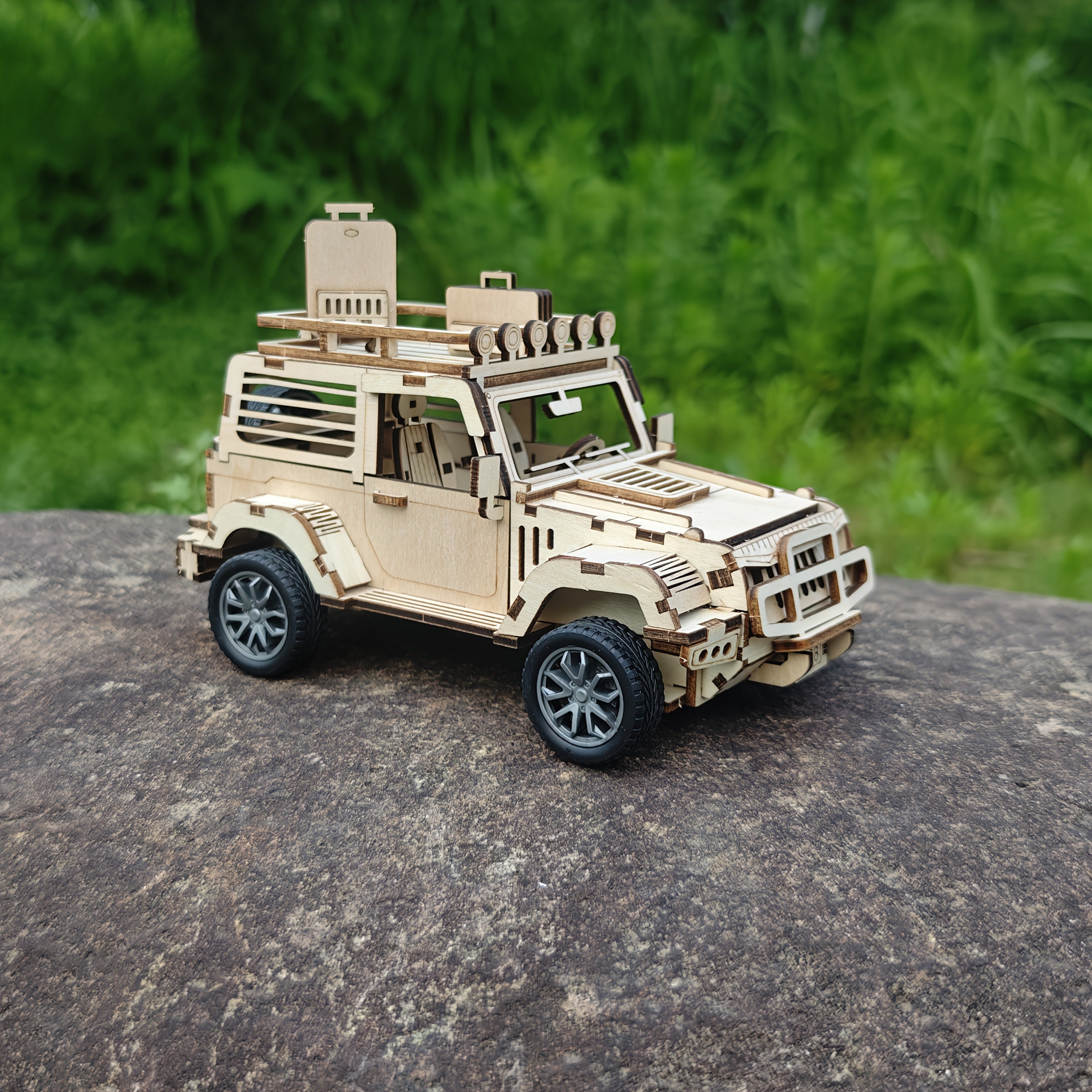 Wooden Off Road Vehicle 3D Puzzle DIY Gift