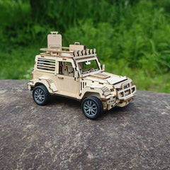 Wooden Off Road Vehicle 3D Puzzle DIY Gift